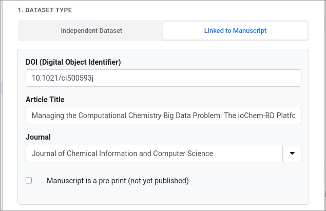 Manuscript information