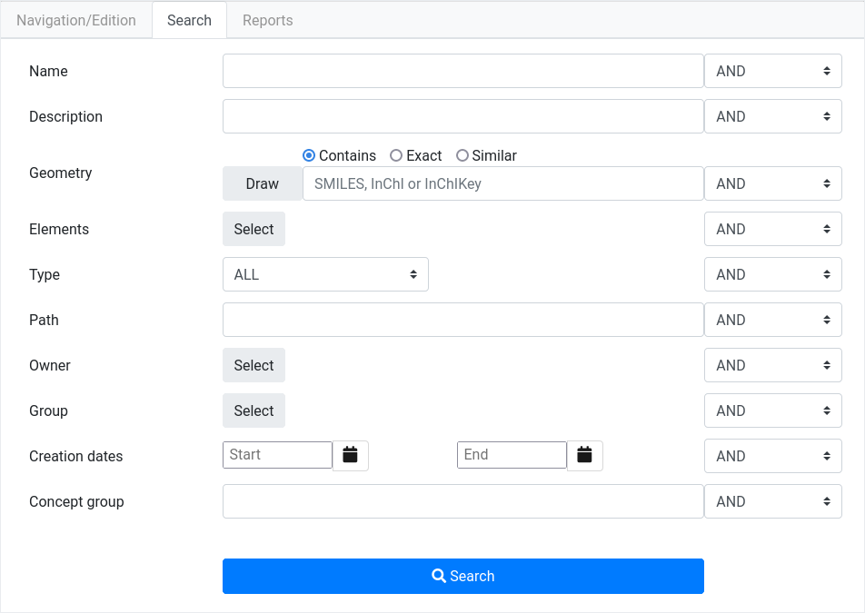 Multiple field search form